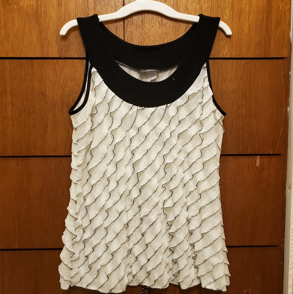 Top with ruffles